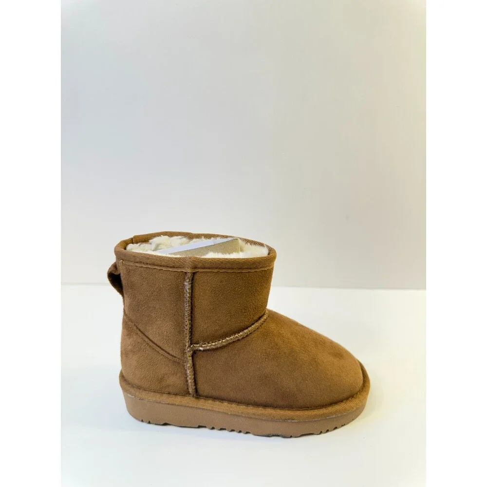 Kids Boots Chestnut Brown Suede US 10